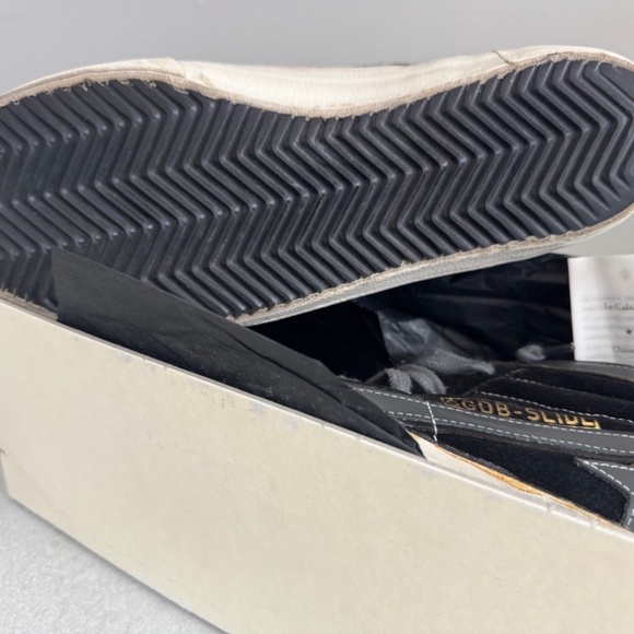 Golden Goose slide hightop sneaker-F5 black womens 38 - Picture 6 of 9